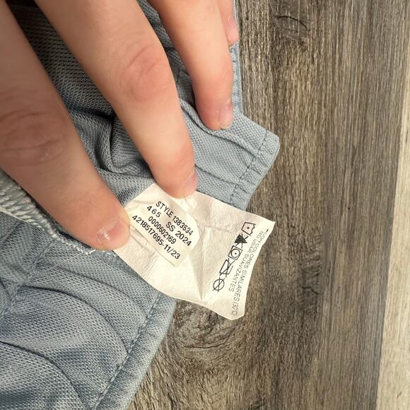 NWT Under Armour Play Up Side Stripe Slate Blue White Women 2X Plus Loose Shorts - Picture 6 of 11